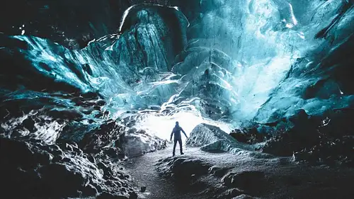 Explore a Blue Ice Cave