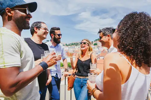 Lisbon Walking Guided Tour with Food Tasting and Ferry Tickets